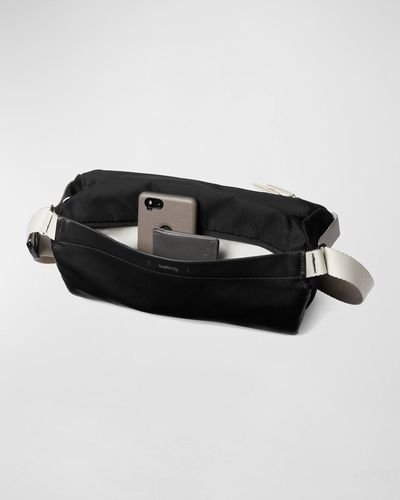 Bellroy Sling Premium Leather & Nylon Belt Bag - Black