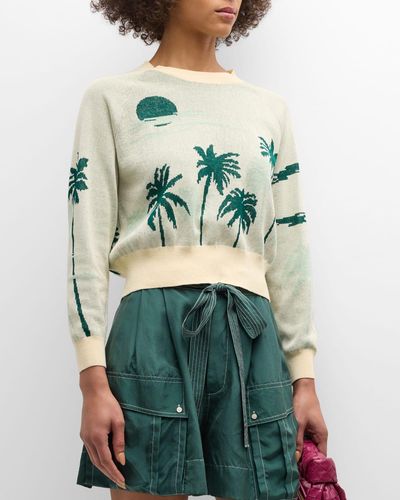 The Great The Palm Pullover - Green