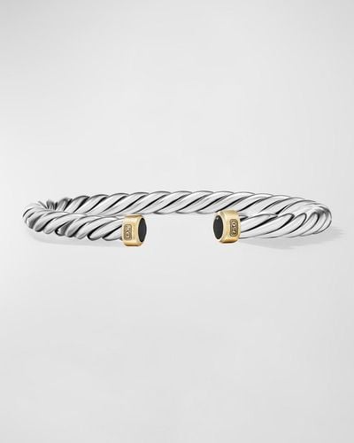 David Yurman Cable Cuff Bracelet - Gray