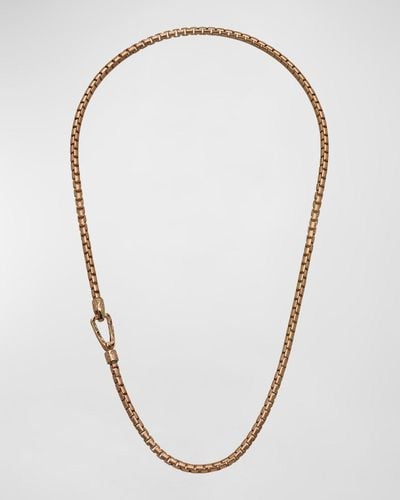 Marco Dal Maso Ulysses Box Chain Necklace - Metallic