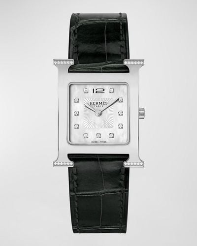 Hermès Heure H Watch, Medium Model, 30 Mm - Multicolor