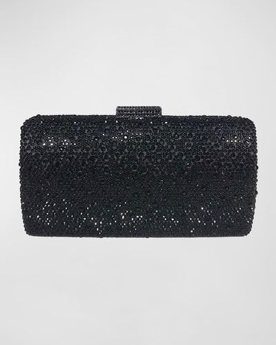 Serpui Ellen Crystal-Embellished Clutch Bag - Black