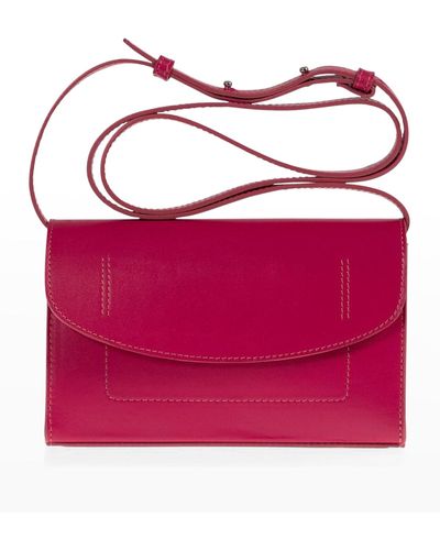 Joanna Maxham The Runthrough Mini Flap Crossbody Bag - Pink
