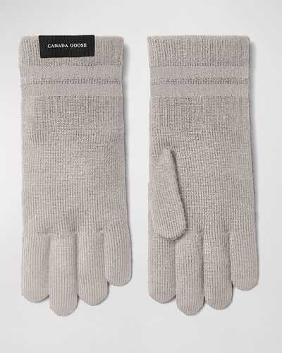 Canada Goose Barrier Wool Gloves - Gray