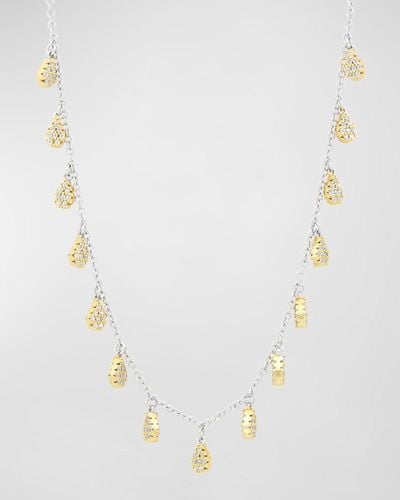 Freida Rothman Pave Charm Layering Necklace - White