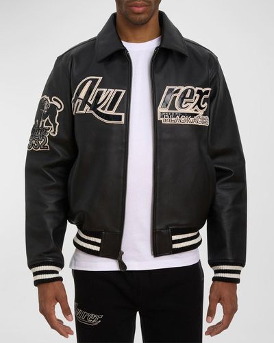 Avirex Tuskegee Black Aces Leather Jacket