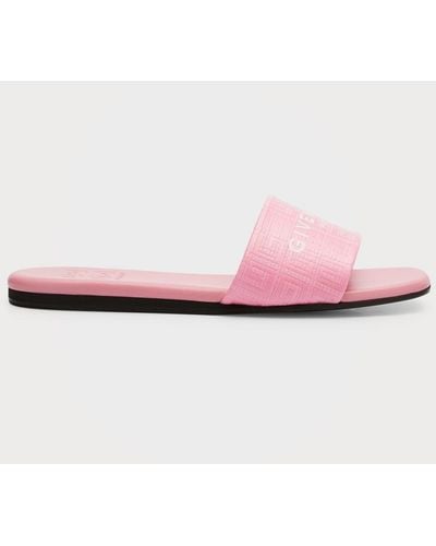 Givenchy 4G Monogram Flat Slide Sandals - Multicolor