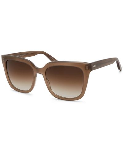 Barton Perreira Bolsha Rectangle Gradient Sunglasses - Brown