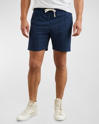 Rails Nova Jacquard Shorts - Blue