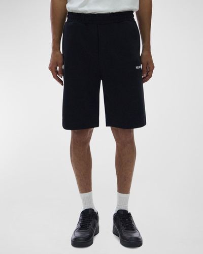 Helmut Lang Core Logo Terry Sweat Shorts - Black