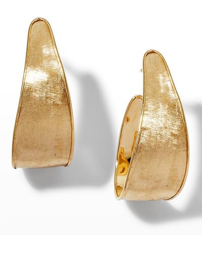 Marco Bicego 18k Lunaria Yellow Gold Small Hoop Earrings - Metallic