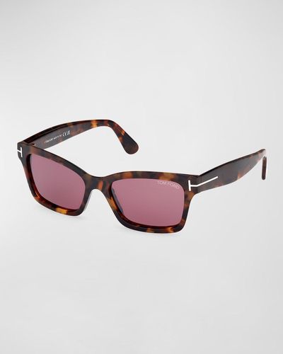 Tom Ford Mikel Acetate Square Sunglasses - Multicolor