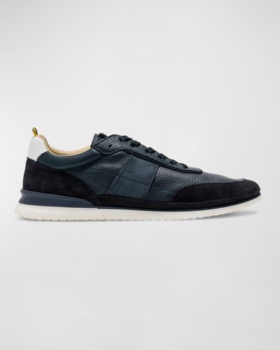 Rodd & Gunn Parnell Leather Low-top Sneakers - Blue