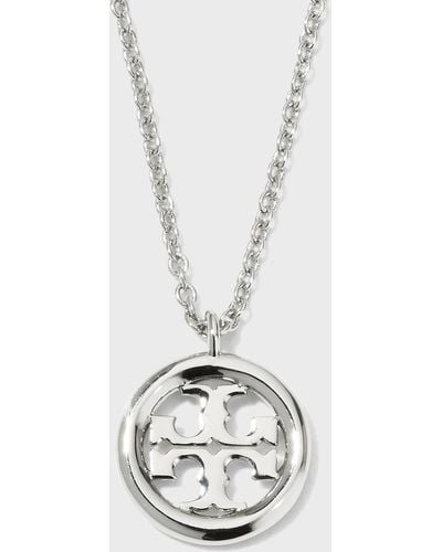 Tory Burch Miller Pendant Necklace - White