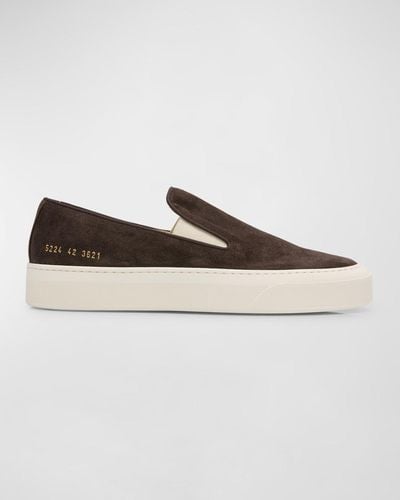 Common Projects Suede Slip-On Sneakers - Multicolor