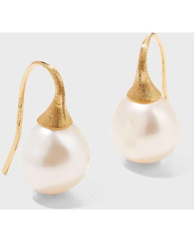 Marco Bicego Africa 18k Pearl Drop Earrings - Natural