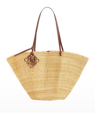 Loewe X Paula's Ibiza Shell Basket Bag - Natural