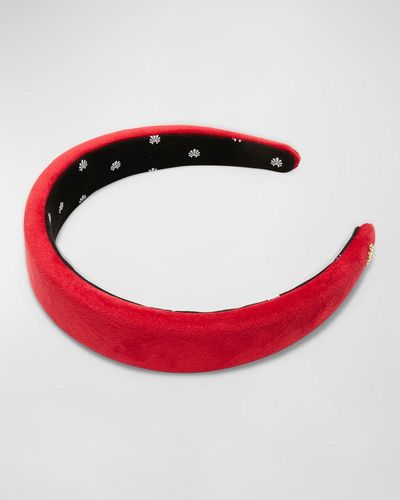 Lele Sadoughi Velvet Alice Headband - Red