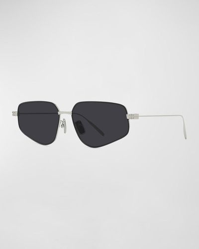 Givenchy Gv Speed Metal Aviator Sunglasses - Black