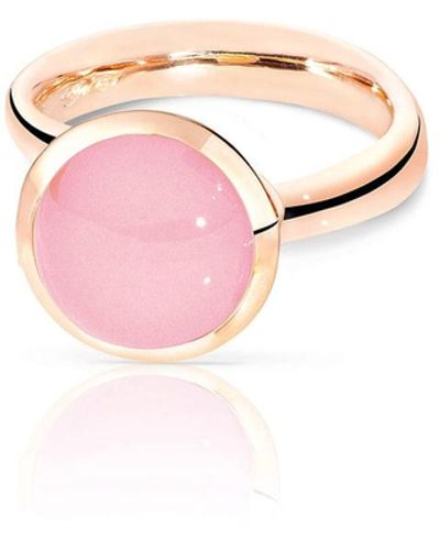 Tamara Comolli Large Bouton Pink Chalcedony Cabochon Ring, Size 7/54