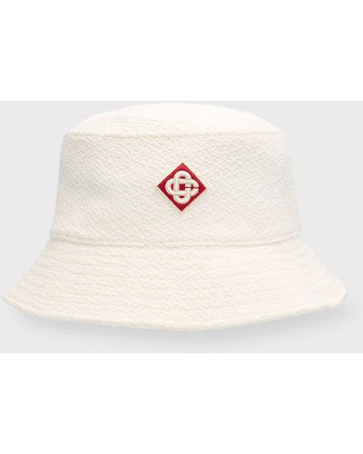 Casablancabrand Diamond Logo Bucket Hat - Natural