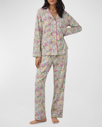 Bedhead Floral-Print Organic Cotton Jersey Pajama Set - Natural