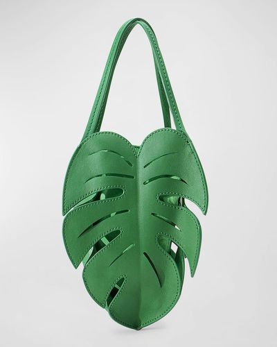 STAUD Palm Leather Shoulder Bag - Green