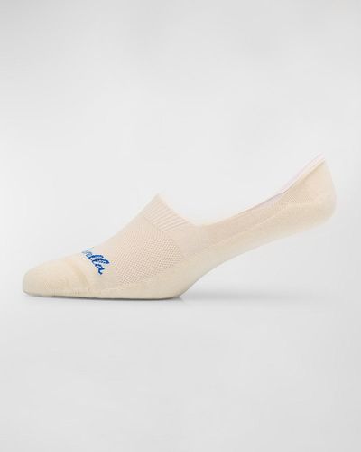 Pantherella Stride Egyptian Cotton No-show Socks - Natural