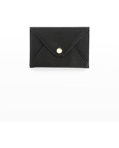 ROYCE New York Envelope Style Business Card Holder - Black