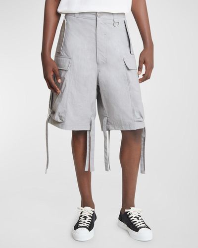 Givenchy Military Cargo Shorts - Gray