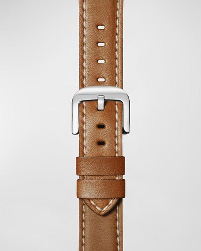 Shinola Leather Watch Strap, 22Mm - Multicolor