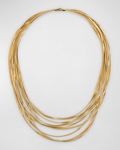 Marco Bicego 18k Yellow Gold Marrakech 9-strand Coil Necklace - Metallic