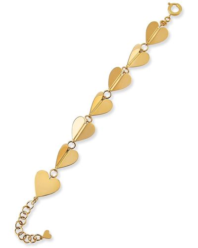 CADAR 18k Yellow Gold Large Wings Of Love Bracelet - Metallic