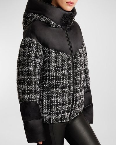 BLANC NOIR Irina Boucle Puffer Jacket - Black