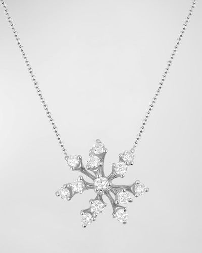 Hueb 18k Luminus Gold Pendant Necklace With Diamonds, 18"l - White