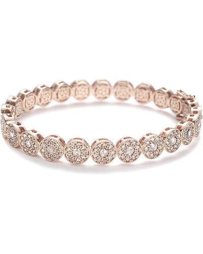 Coomi Eternity 18k Rose Gold Bracelet W/ Diamonds - White