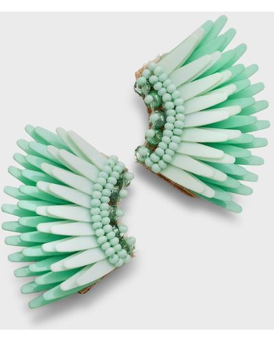 Mignonne Gavigan Micro Madeline Earrings - Green