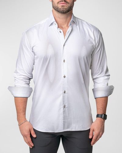 Maceoo Fibonacci Singlularity Sport Shirt - Gray