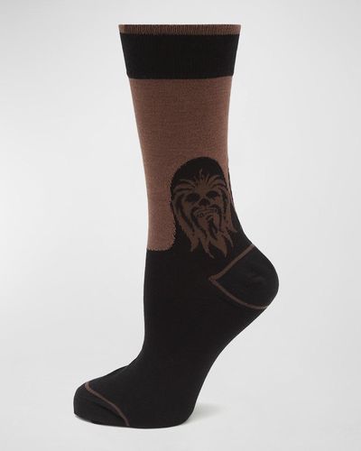 Cufflinks Inc. Chewbacca Mod Socks - Black