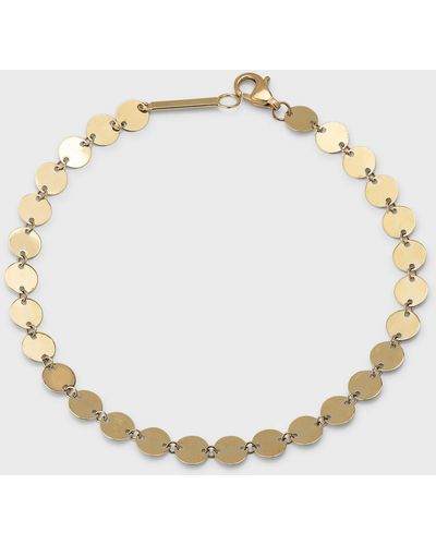 Lana Jewelry Laser Disc Chain Bracelet - Metallic