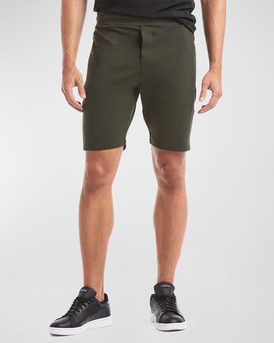 PUBLIC REC All Day Every Day Stretch-nylon Shorts - Green