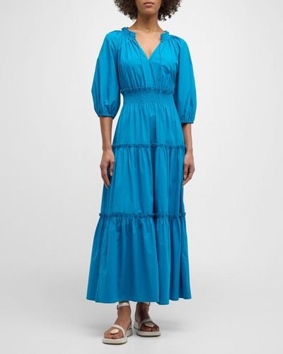 Rails Caterine Tiered Maxi Dress - Blue