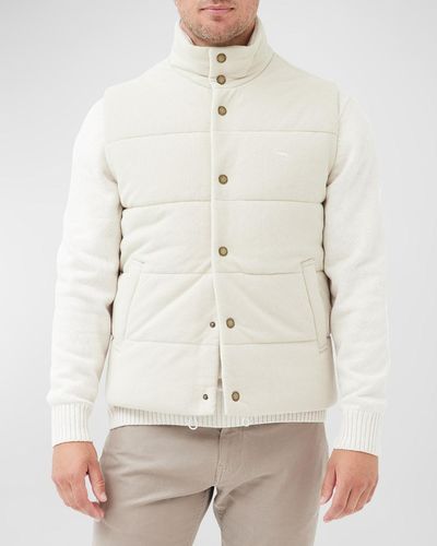 Rodd & Gunn Lake Ferry Cotton Quilted Vest - Natural