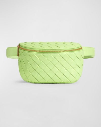 Bottega Veneta Padded Intrecciato Belt Bag - Green