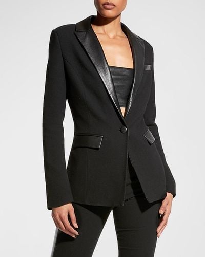 AS by DF Rory Tuxedo Jacket - Black