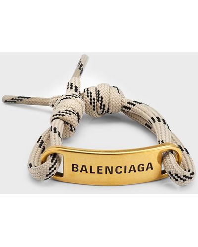Balenciaga Plate Bracelet - Metallic