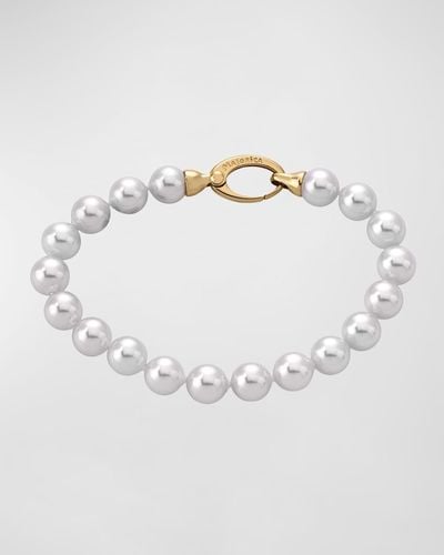 Majorica Lyra Pearl-Strand Bracelet - White