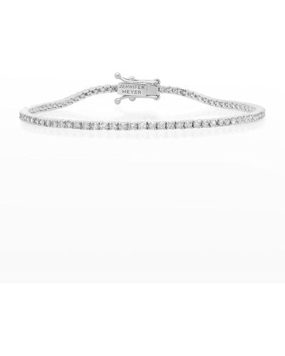 Jennifer Meyer Diamond 4-Prong Bracelet - White