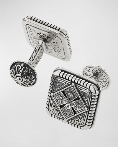 Konstantino Maltese-cross Cuff Links - Metallic