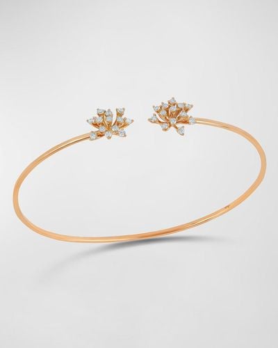 Hueb 18k Luminous Gold Bracelet With Diamonds - White